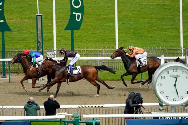 Photo d'arrivée de la course pmu PRIX ALEX CARTER à CHANTILLY le Mardi 30 avril 2019