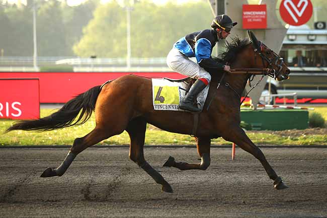Photo d'arrivée de la course pmu PRIX RENE GAYET à PARIS-VINCENNES le Mardi 30 avril 2019