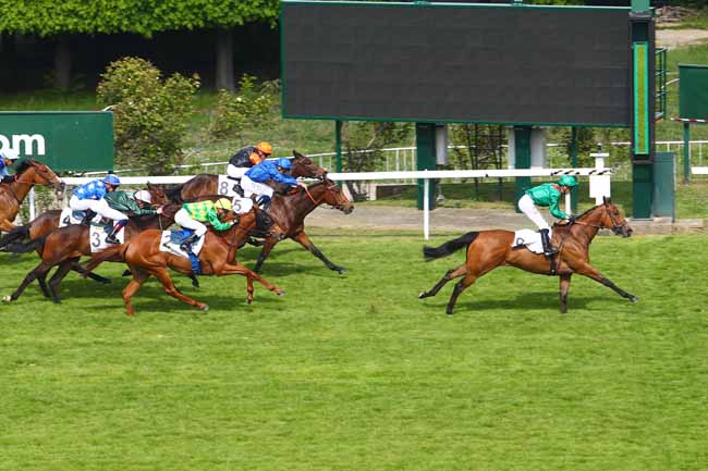 Photo d'arrivée de la course pmu PRIX BASSE POINTE à SAINT-CLOUD le Mercredi 1 mai 2019