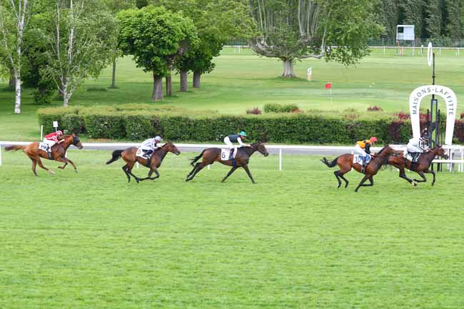 Photo d'arrivée de la course pmu PRIX DE LA GLORIETTE à MAISONS-LAFFITTE le Jeudi 9 mai 2019