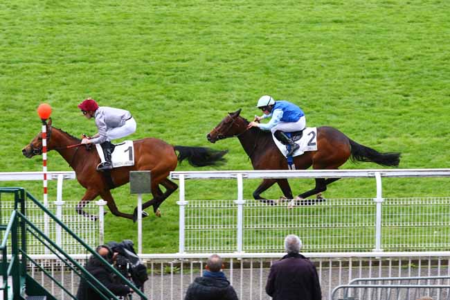 Photo d'arrivée de la course pmu PRIX PRALINE à MAISONS-LAFFITTE le Jeudi 9 mai 2019