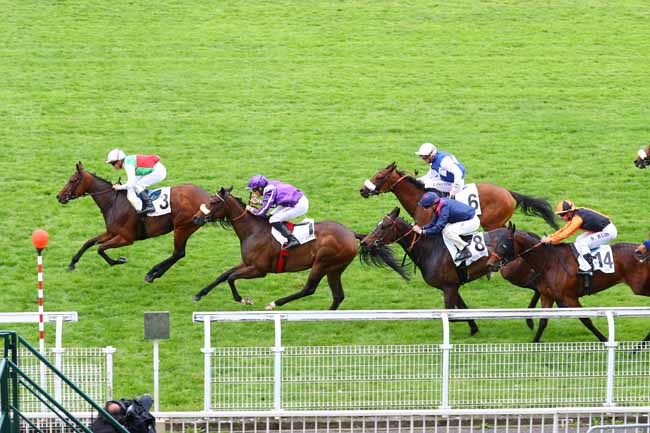 Photo d'arrivée de la course pmu PRIX DE LESCAR à MAISONS-LAFFITTE le Jeudi 9 mai 2019