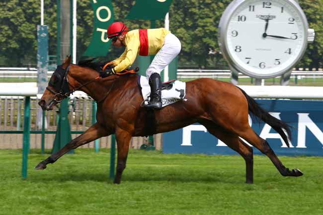 Photo d'arrivée de la course pmu PRIX DE LA BUTTE AUX GENS D'ARMES à CHANTILLY le Samedi 11 mai 2019