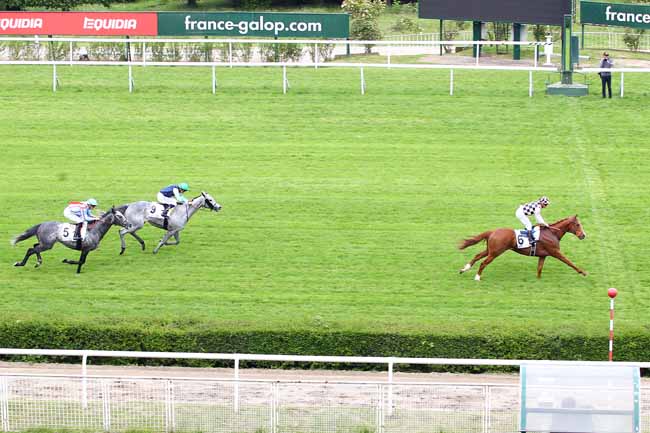 Photo d'arrivée de la course pmu PRIX DE BLANQUEFORT à SAINT-CLOUD le Lundi 20 mai 2019