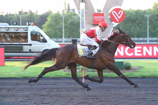 Photo d'arrivée de la course pmu PRIX KLYTAEMNESTRE à PARIS-VINCENNES le Mardi 21 mai 2019