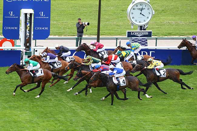 Photo d'arrivée de la course pmu PRIX DE L'ILE DE LA CITE à LONGCHAMP le Dimanche 26 mai 2019