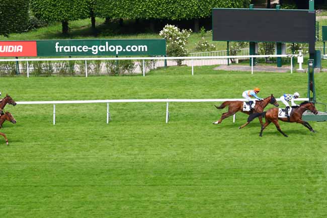Photo d'arrivée de la course pmu PRIX DE LA CROIX VERTE à SAINT-CLOUD le Lundi 27 mai 2019