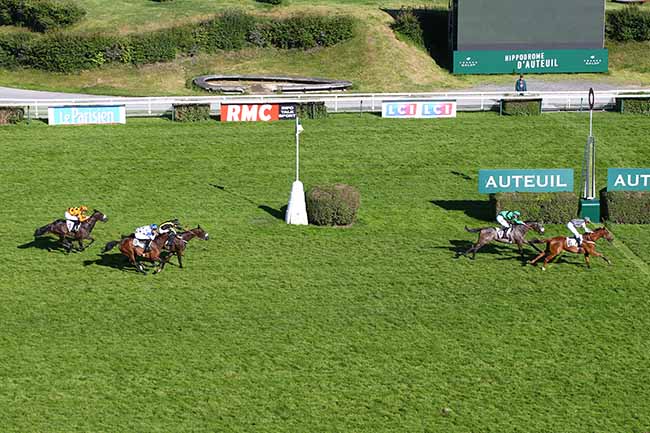 Photo d'arrivée de la course pmu PRIX DU BOULONNAIS à AUTEUIL le Samedi 1 juin 2019