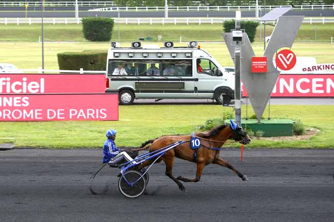 Photo d'arrivée de la course pmu PRIX DE CONCARNEAU à PARIS-VINCENNES le Samedi 8 juin 2019