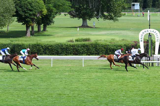 Photo d'arrivée de la course pmu PRIX TORNADO à MAISONS-LAFFITTE le Lundi 24 juin 2019