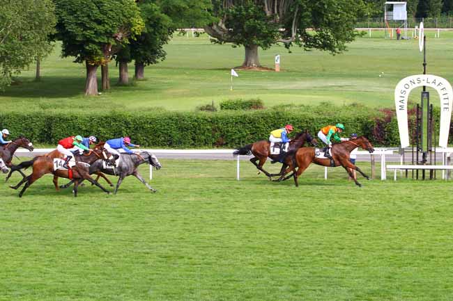Photo d'arrivée de la course pmu PRIX DE L'ETOILE DU BON SECOURS à MAISONS-LAFFITTE le Lundi 24 juin 2019