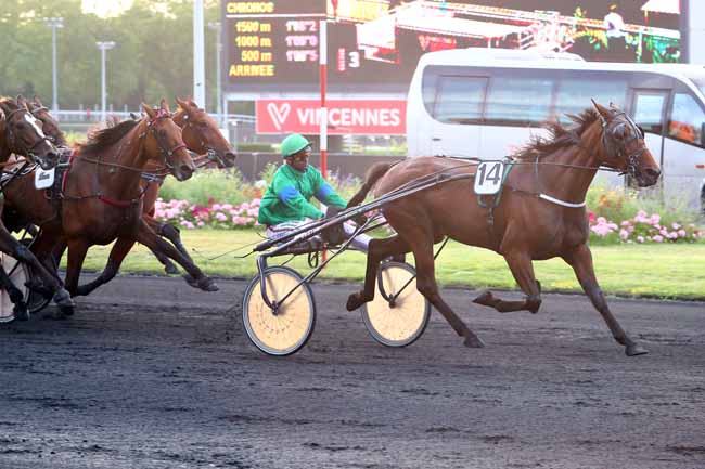 Photo d'arrivée de la course pmu PRIX EVA à PARIS-VINCENNES le Vendredi 28 juin 2019