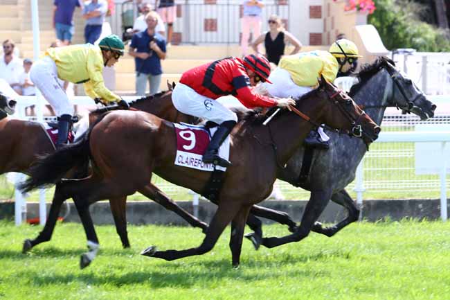 Photo d'arrivée de la course pmu PRIX EQUURES à CLAIREFONTAINE le Vendredi 28 juin 2019