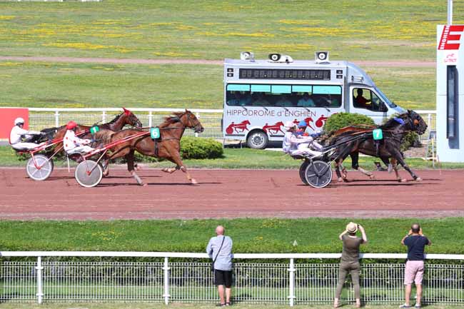 Photo d'arrivée de la course pmu PRIX DE CREPY-EN-VALOIS à ENGHIEN le Samedi 29 juin 2019