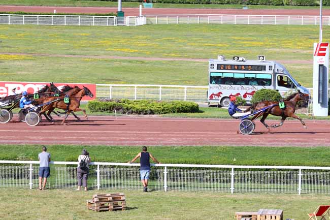 Photo d'arrivée de la course pmu PRIX DE LA PORTE SAINT-MARTIN à ENGHIEN le Samedi 29 juin 2019