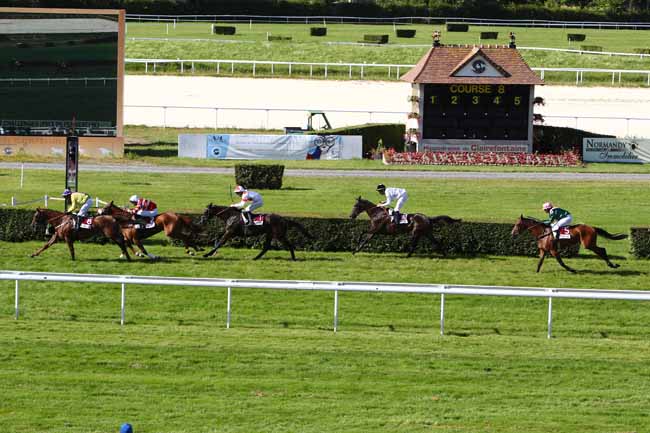 Photo d'arrivée de la course pmu PRIX AMBITION - FEMMES ET CHALLENGES à CLAIREFONTAINE le Lundi 1 juillet 2019