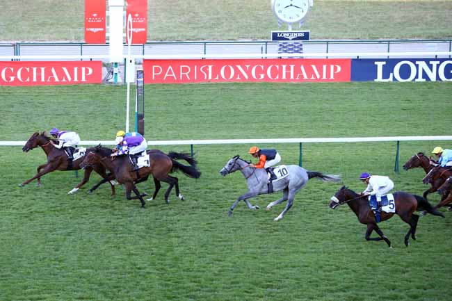 Photo d'arrivée de la course pmu PRIX DU PETIT PRE à LONGCHAMP le Jeudi 4 juillet 2019