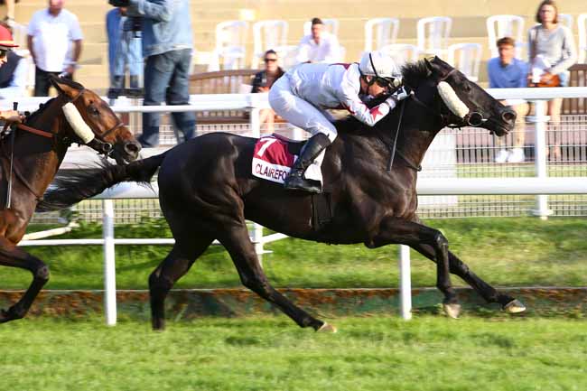 Photo d'arrivée de la course pmu PRIX COUREZ AUX COURSES à CLAIREFONTAINE le Samedi 6 juillet 2019