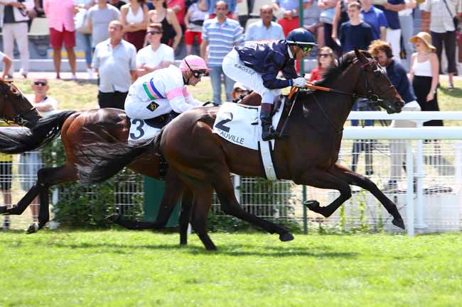 Photo d'arrivée de la course pmu PRIX DE SAINT-HYMER à DEAUVILLE le Lundi 8 juillet 2019