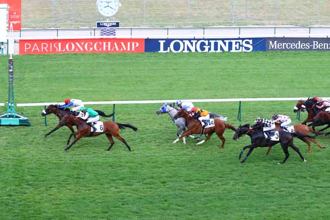 Photo d'arrivée de la course pmu PRIX DE L'ILE DE LA JATTE à LONGCHAMP le Jeudi 11 juillet 2019