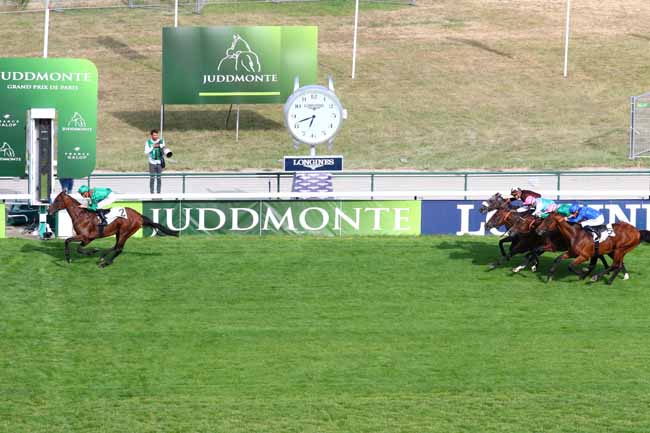 Photo d'arrivée de la course pmu PRIX DE BEAUSEJOUR à LONGCHAMP le Dimanche 14 juillet 2019