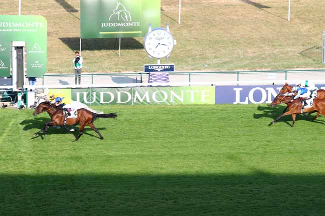 Photo d'arrivée de la course pmu PRIX MAURICE DE NIEUIL à LONGCHAMP le Dimanche 14 juillet 2019