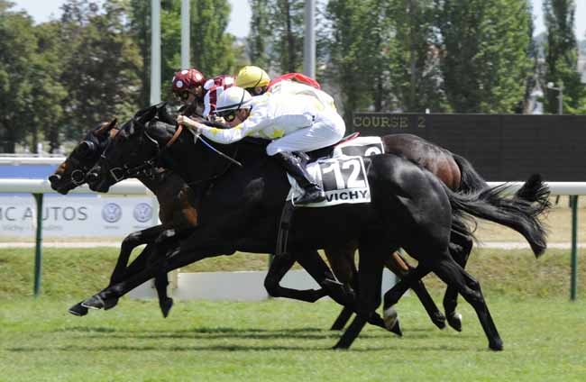 Photo d'arrivée de la course pmu PRIX DE LA MINARDIERE à VICHY le Mardi 16 juillet 2019