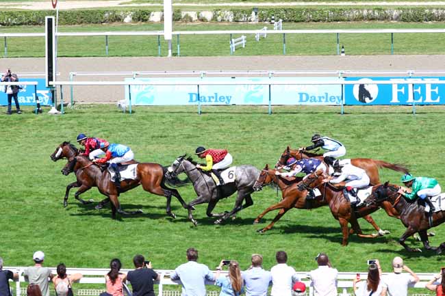 Photo d'arrivée de la course pmu PRIX LE ROI SOLEIL à DEAUVILLE le Dimanche 21 juillet 2019
