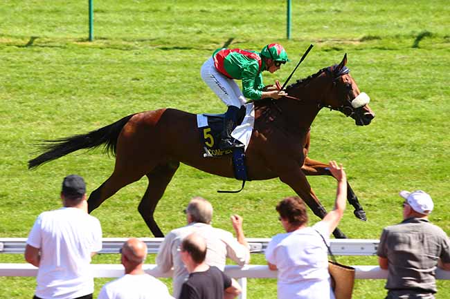 Photo d'arrivée de la course pmu PRIX DE FRANCIERES à COMPIEGNE le Mardi 23 juillet 2019