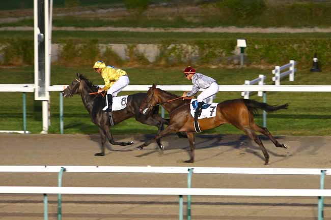 Photo d'arrivée de la course pmu PRIX D'AUBERVILLIERS à DEAUVILLE le Jeudi 25 juillet 2019