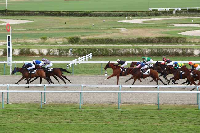 Photo d'arrivée de la course pmu PRIX DE PONT-L'EVEQUE à DEAUVILLE le Mardi 30 juillet 2019