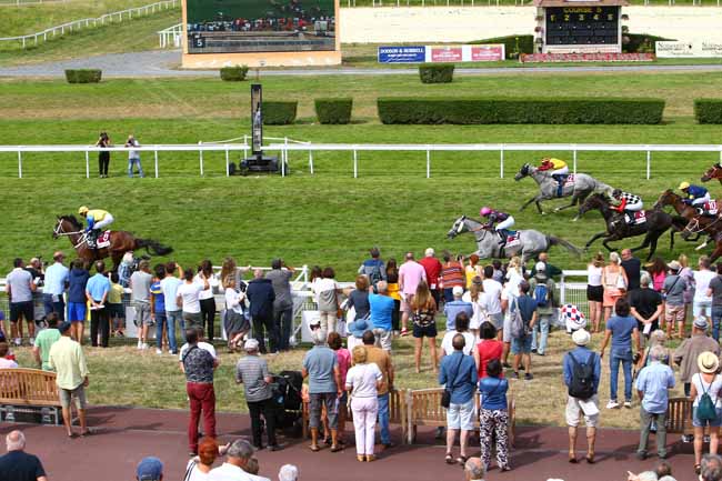 Photo d'arrivée de la course pmu PRIX IDAC ET GRAND ORDRE DU TROU NORMAND à CLAIREFONTAINE le Jeudi 1 août 2019