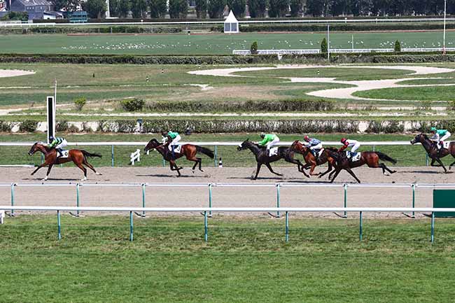 Photo d'arrivée de la course pmu PRIX DE BRETONCELLES à DEAUVILLE le Vendredi 2 août 2019