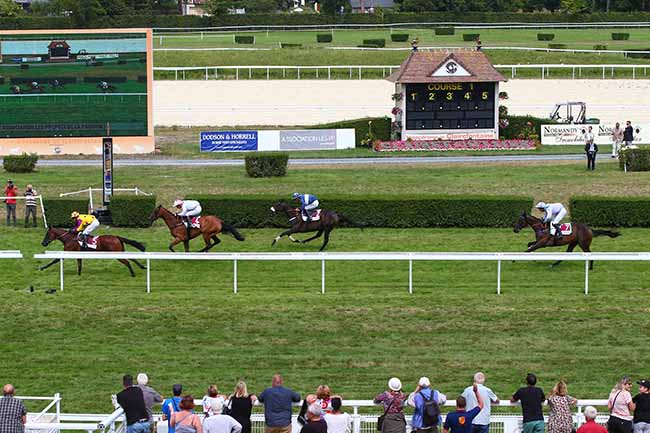 Photo d'arrivée de la course pmu PRIX ASSOCIATION LES PP à CLAIREFONTAINE le Samedi 3 août 2019