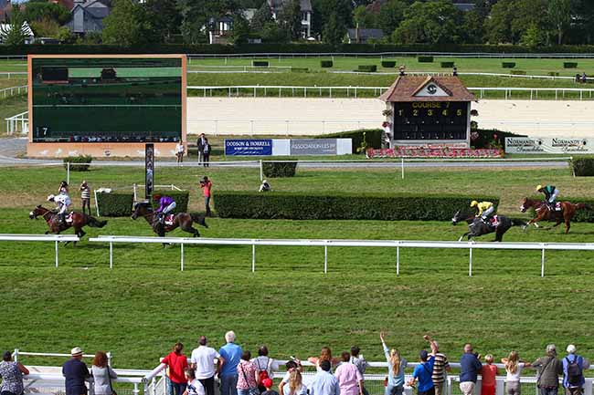 Photo d'arrivée de la course pmu PRIX ANNE BOUCLIER COUVERTURE à CLAIREFONTAINE le Samedi 3 août 2019
