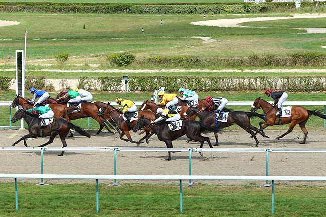 Photo d'arrivée de la course pmu PRIX EQUIDIA RACING à DEAUVILLE le Mardi 6 août 2019