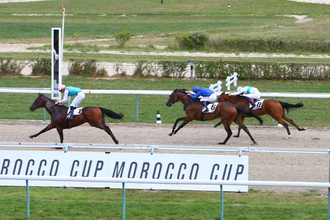 Photo d'arrivée de la course pmu MOROCCO CUP à DEAUVILLE le Jeudi 8 août 2019