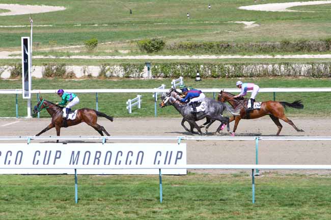 Photo d'arrivée de la course pmu PRIX DE LA FORET DU ROUVRAY à DEAUVILLE le Jeudi 8 août 2019