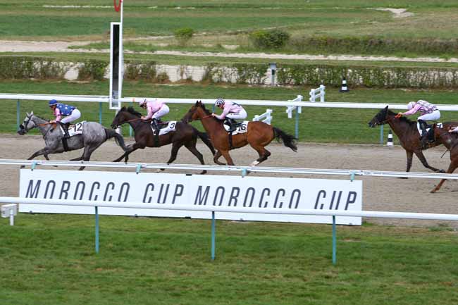 Photo d'arrivée de la course pmu PRIX DE LA FORET DE ROUMARE à DEAUVILLE le Jeudi 8 août 2019
