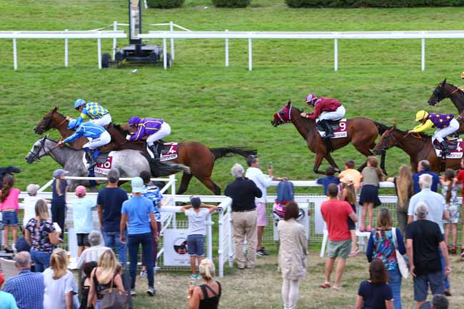 Photo d'arrivée de la course pmu PRIX DE LA CROIX BRISEE à CLAIREFONTAINE le Vendredi 9 août 2019