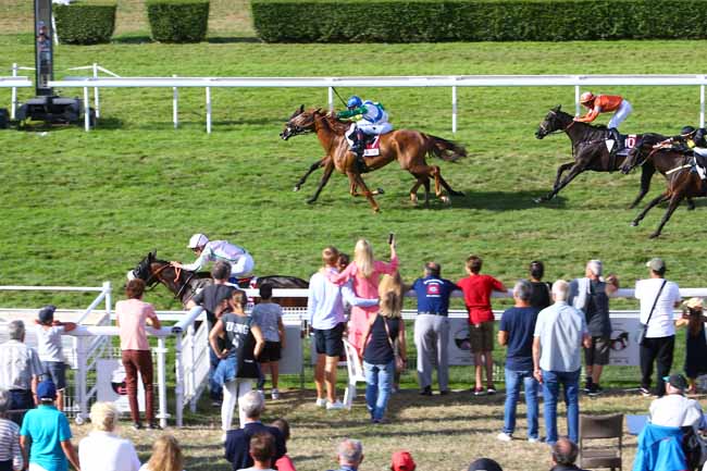 Photo d'arrivée de la course pmu PRIX DE LA FONTAINE MARIE à CLAIREFONTAINE le Vendredi 9 août 2019