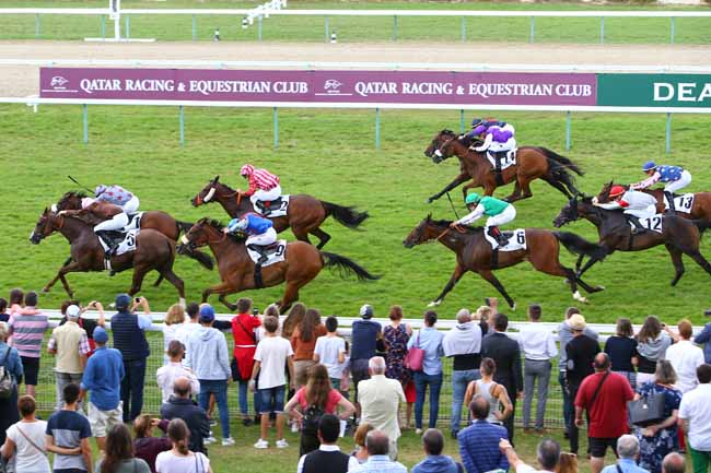 Photo d'arrivée de la course pmu PRIX DE LA FEDERATION DES ELEVEURS à DEAUVILLE le Samedi 10 août 2019