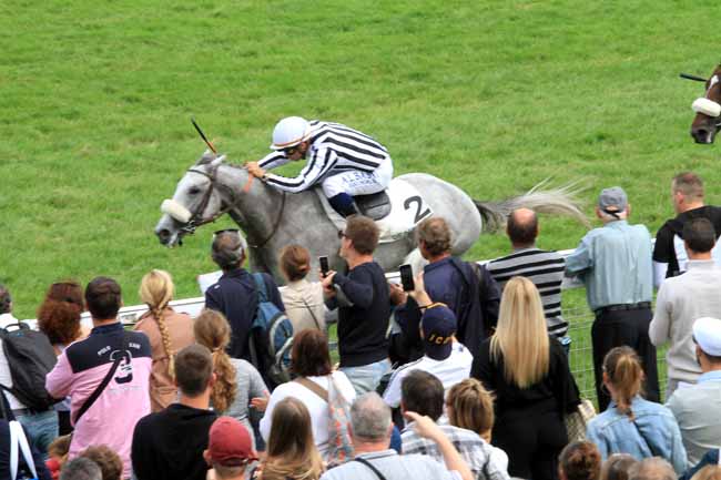 Photo d'arrivée de la course pmu PRIX FRANCOIS BOUTIN à DEAUVILLE le Dimanche 11 août 2019