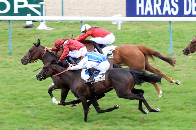 Photo d'arrivée de la course pmu PRIX MINERVE à DEAUVILLE le Dimanche 11 août 2019