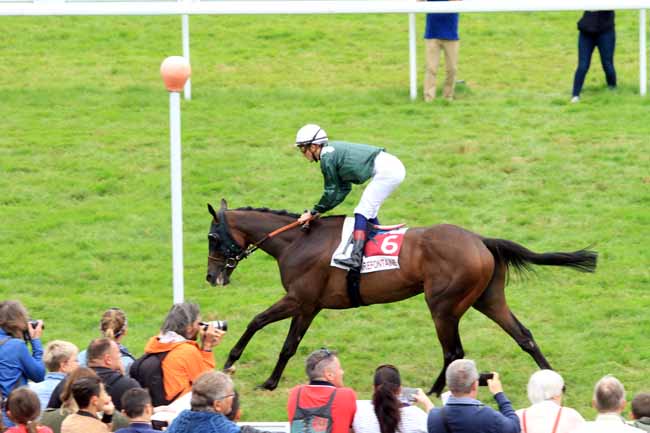 Photo d'arrivée de la course pmu PRIX LADY CATACLYSM à CLAIREFONTAINE le Mercredi 14 août 2019