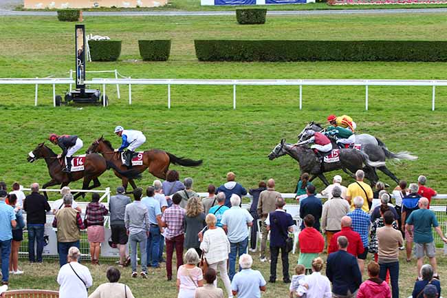Photo d'arrivée de la course pmu PRIX VILLE DE PAU à CLAIREFONTAINE le Vendredi 16 août 2019