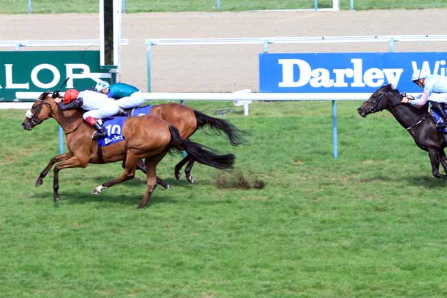 Photo d'arrivée de la course pmu DARLEY PRIX DE POMONE à DEAUVILLE le Dimanche 18 août 2019