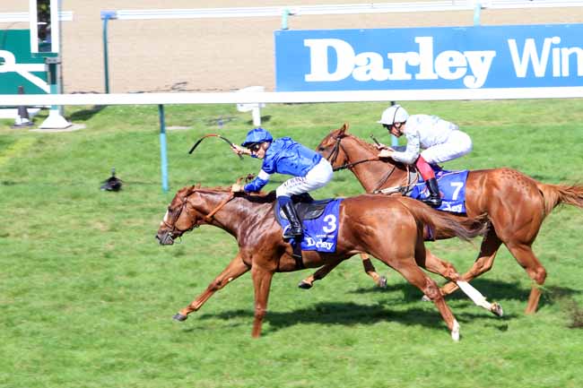 Photo d'arrivée de la course pmu DARLEY PRIX MORNY - FINALE DES DARLEY SERIES à DEAUVILLE le Dimanche 18 août 2019