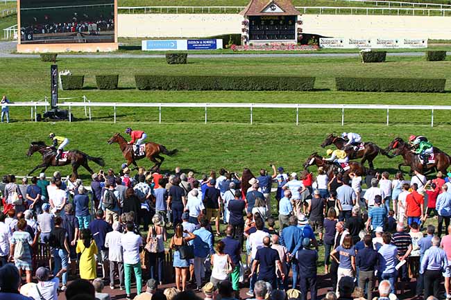 Photo d'arrivée de la course pmu GRAND PRIX DE CLAIREFONTAINE à CLAIREFONTAINE le Jeudi 22 août 2019