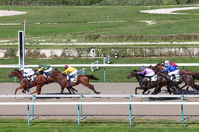 Photo d'arrivée de la course pmu PRIX DE LANGERAIS à DEAUVILLE le Vendredi 23 août 2019